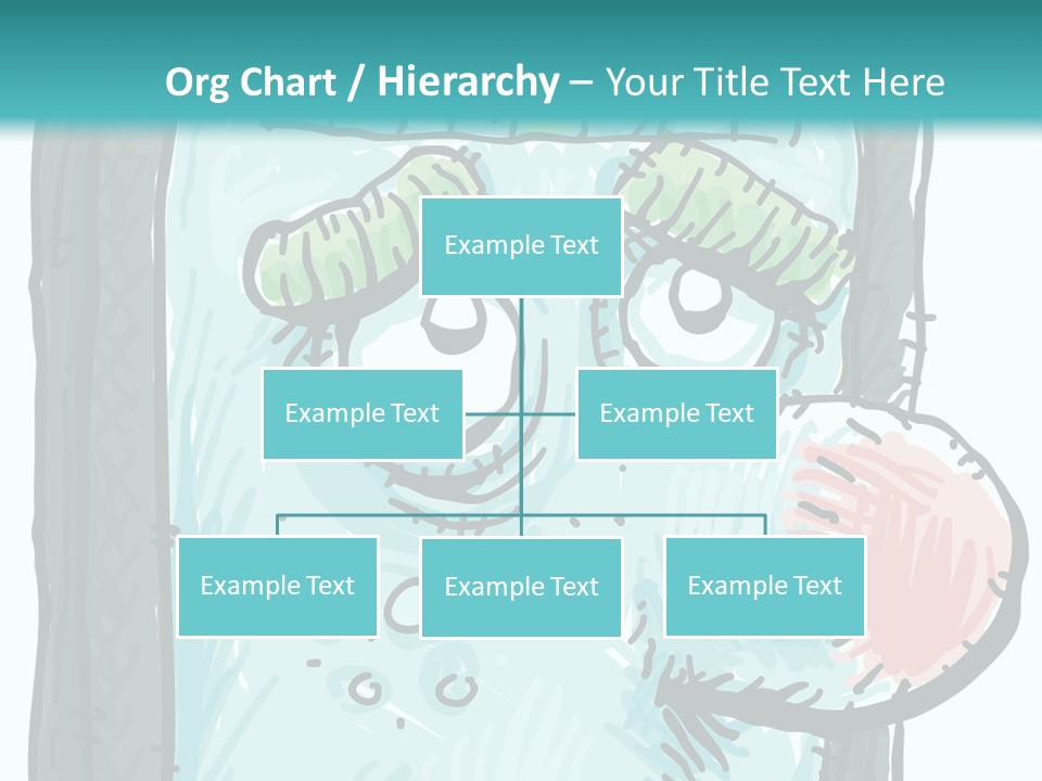Illustration Cold Computer Virus PowerPoint Template