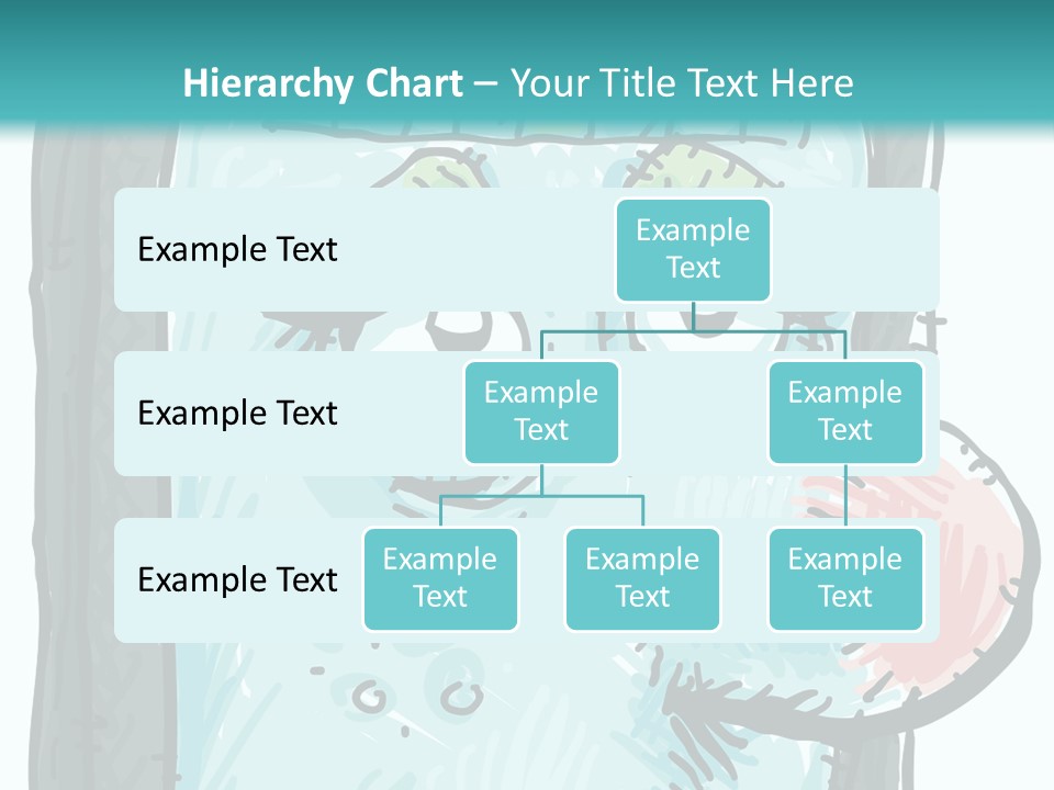 Illustration Cold Computer Virus PowerPoint Template