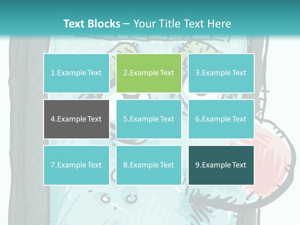 Illustration Cold Computer Virus PowerPoint Template