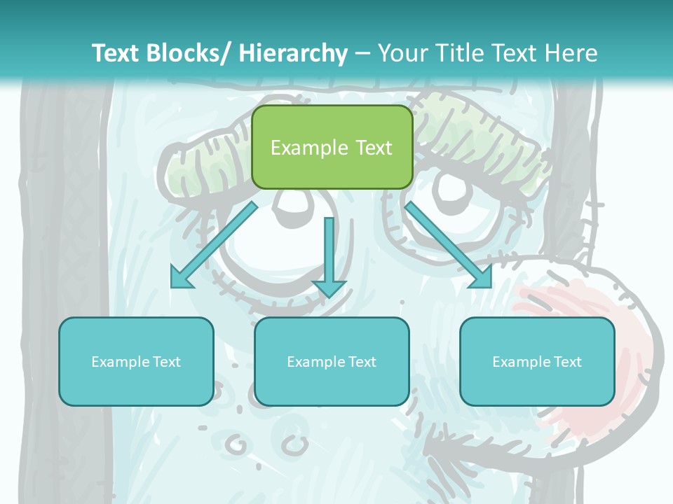 Illustration Cold Computer Virus PowerPoint Template