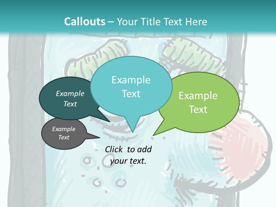 Illustration Cold Computer Virus PowerPoint Template