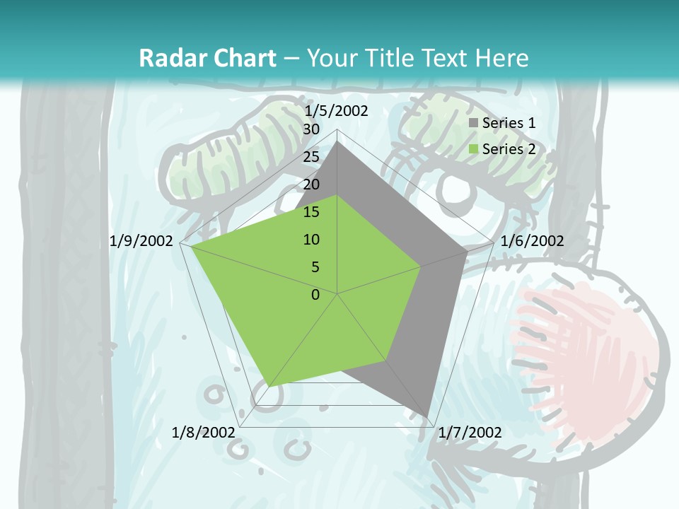 Illustration Cold Computer Virus PowerPoint Template