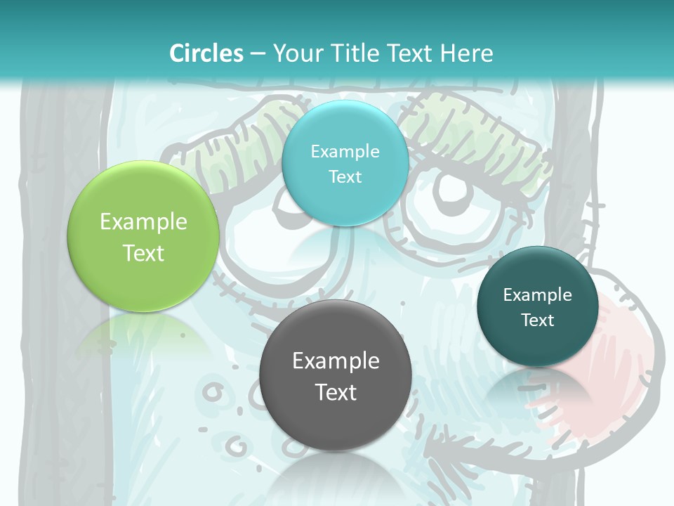 Illustration Cold Computer Virus PowerPoint Template