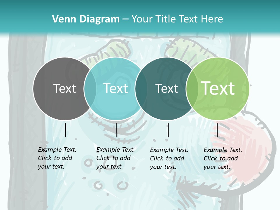 Illustration Cold Computer Virus PowerPoint Template