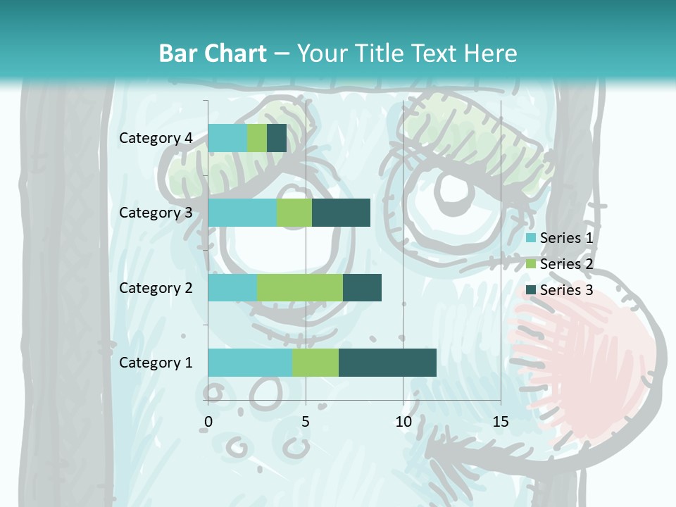 Illustration Cold Computer Virus PowerPoint Template