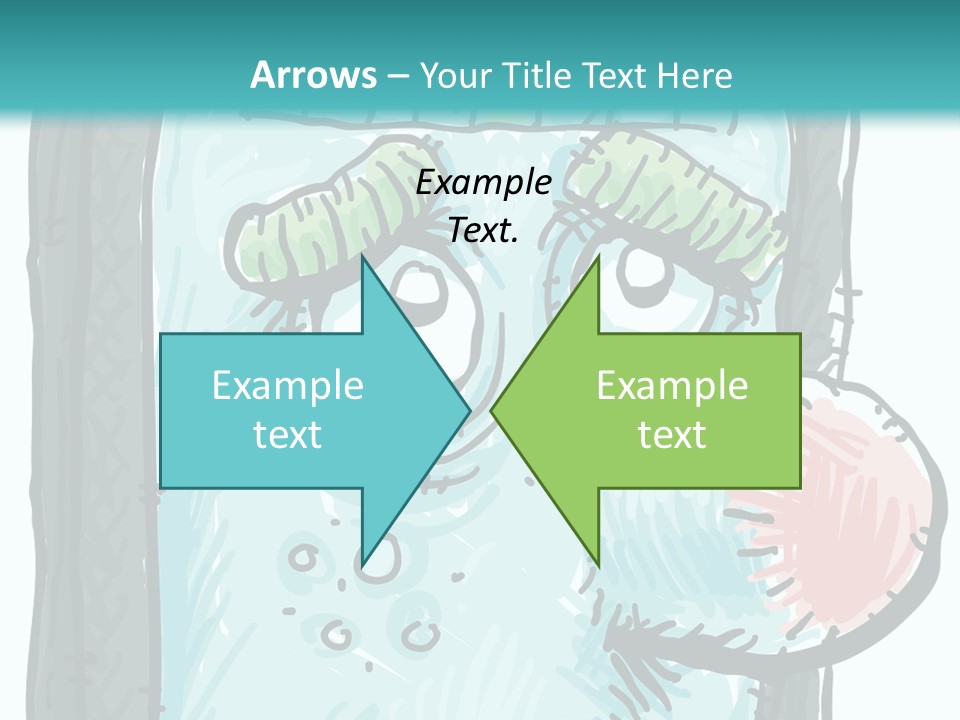 Illustration Cold Computer Virus PowerPoint Template