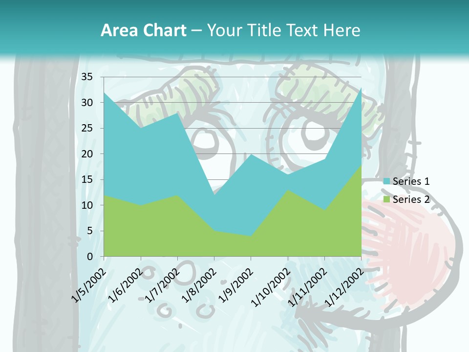 Illustration Cold Computer Virus PowerPoint Template