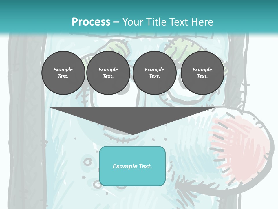 Illustration Cold Computer Virus PowerPoint Template