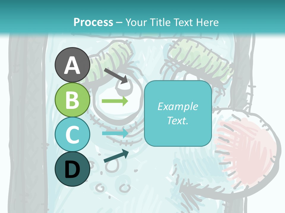 Illustration Cold Computer Virus PowerPoint Template