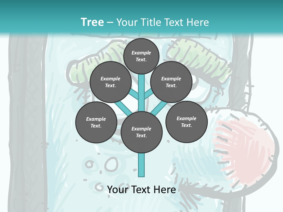 Illustration Cold Computer Virus PowerPoint Template