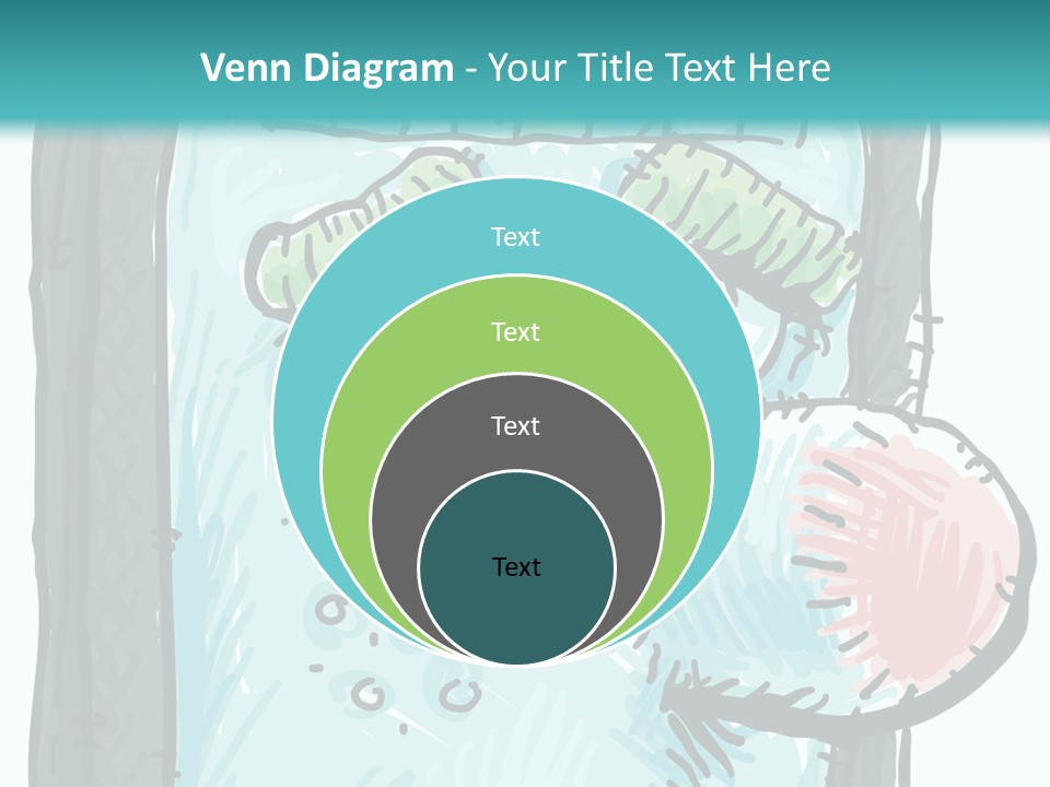 Illustration Cold Computer Virus PowerPoint Template