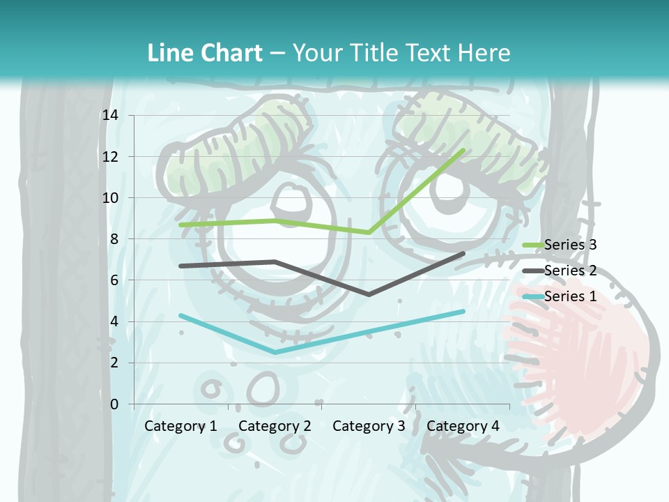 Illustration Cold Computer Virus PowerPoint Template