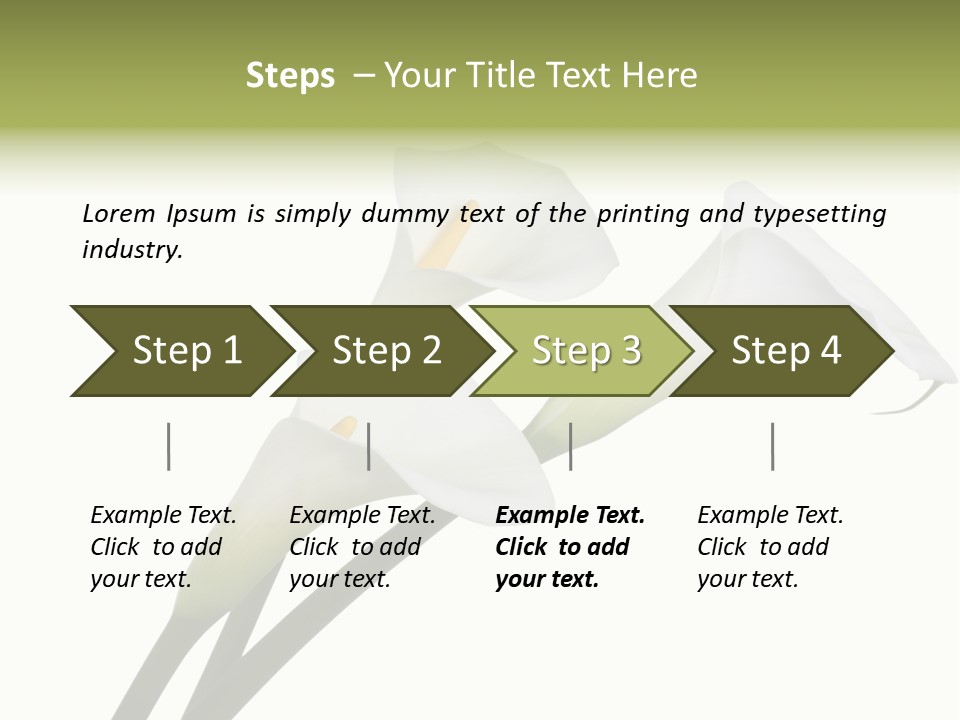 Pure Yellow Delicate PowerPoint Template