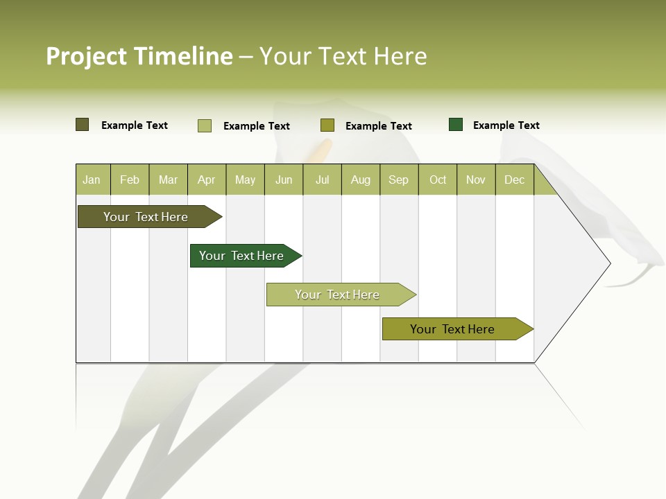 Pure Yellow Delicate PowerPoint Template