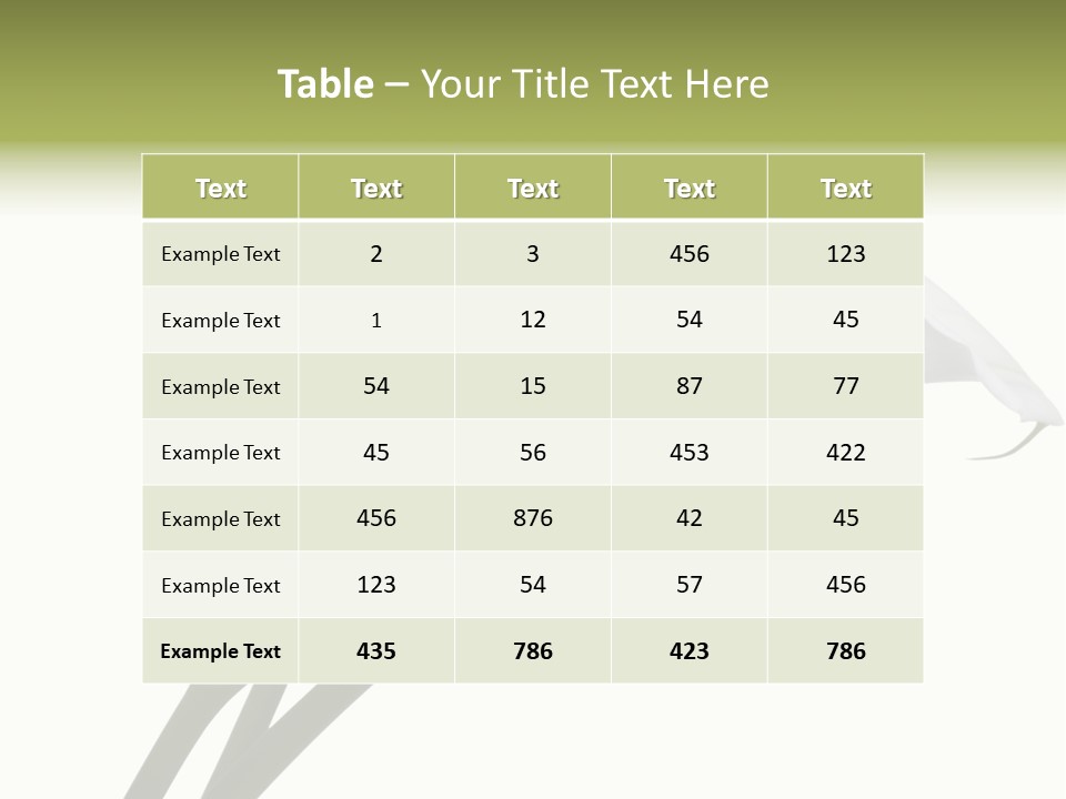 Pure Yellow Delicate PowerPoint Template