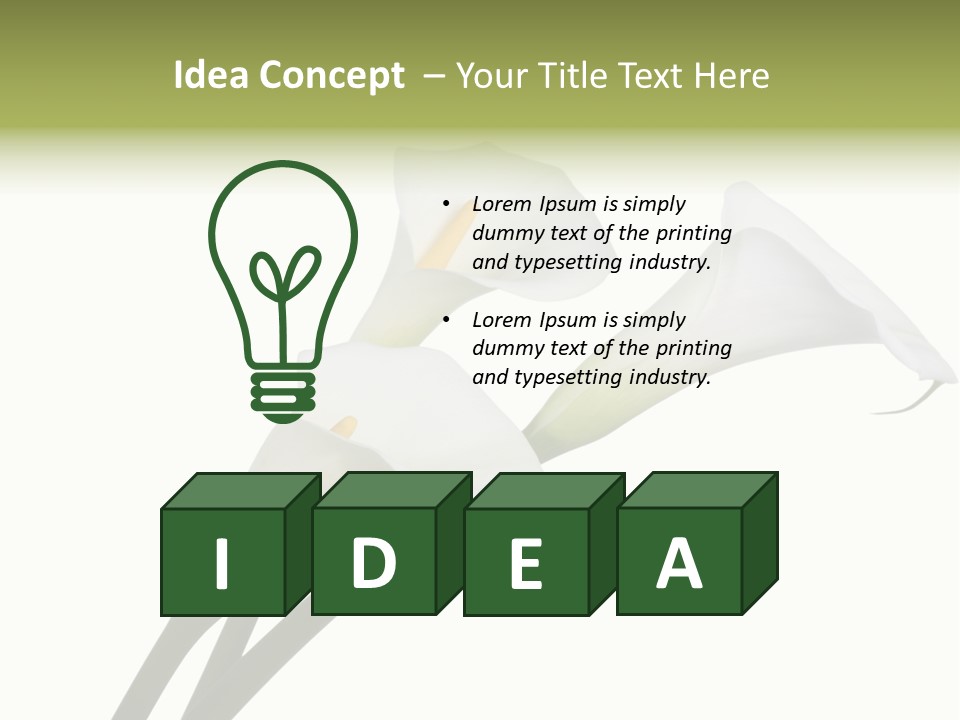 Pure Yellow Delicate PowerPoint Template