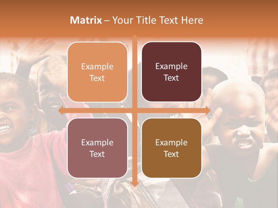 Girl Child Village PowerPoint Template