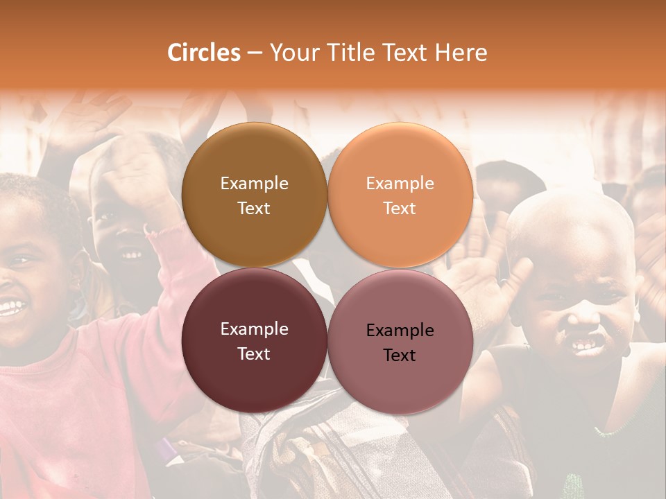 Girl Child Village PowerPoint Template