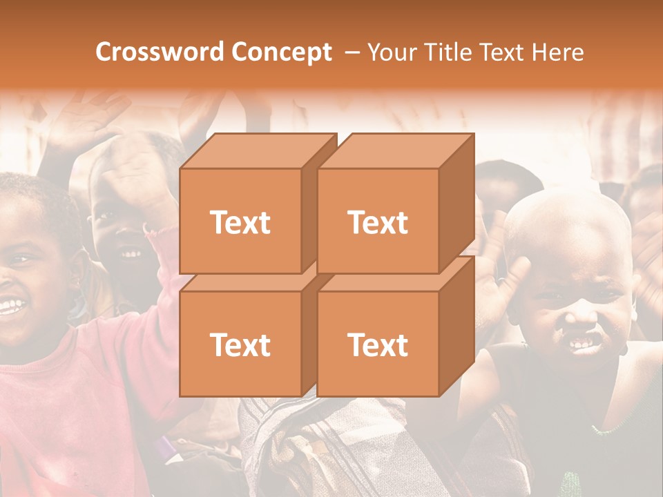 Girl Child Village PowerPoint Template