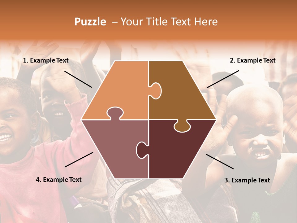 Girl Child Village PowerPoint Template