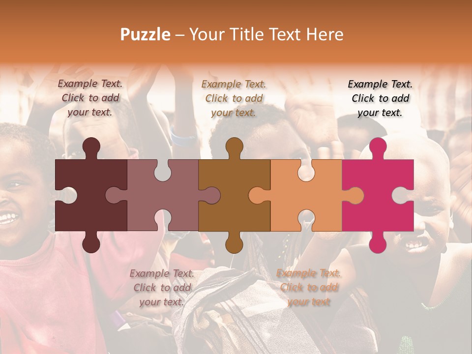 Girl Child Village PowerPoint Template