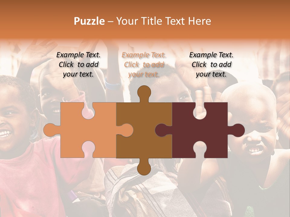 Girl Child Village PowerPoint Template