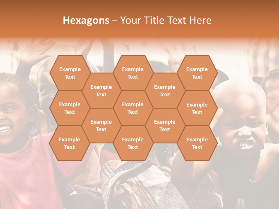 Girl Child Village PowerPoint Template