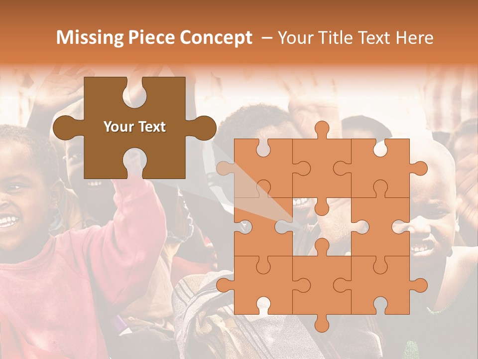 Girl Child Village PowerPoint Template