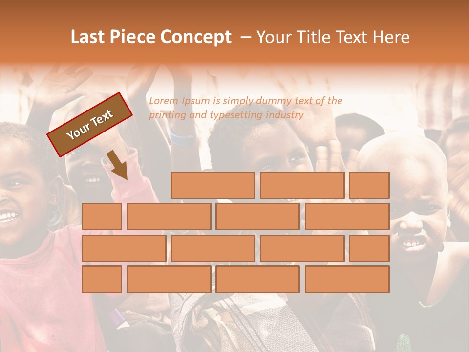 Girl Child Village PowerPoint Template