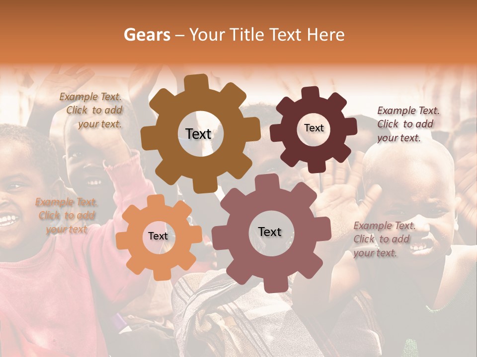 Girl Child Village PowerPoint Template