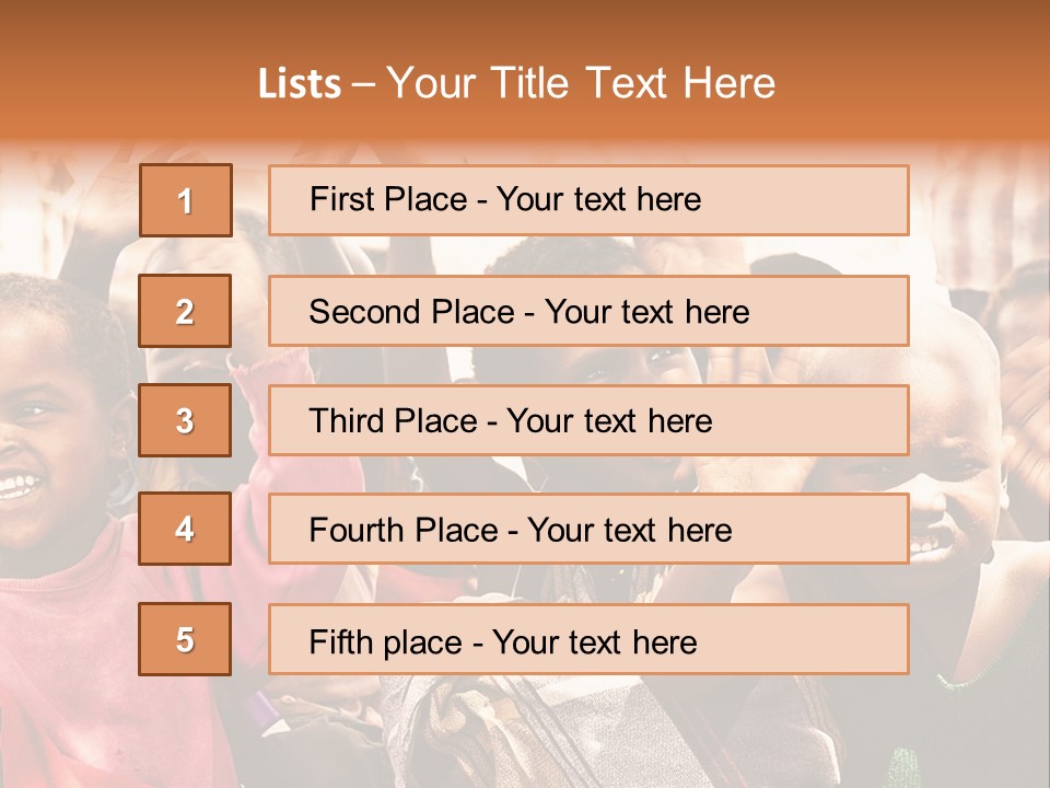 Girl Child Village PowerPoint Template