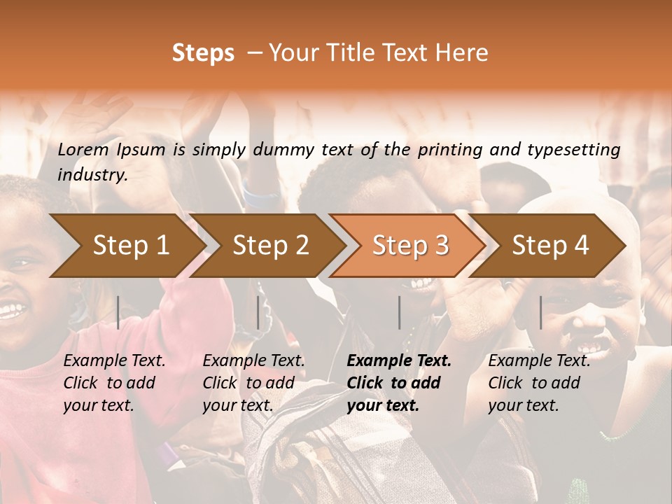Girl Child Village PowerPoint Template