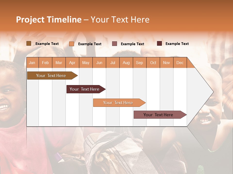 Girl Child Village PowerPoint Template