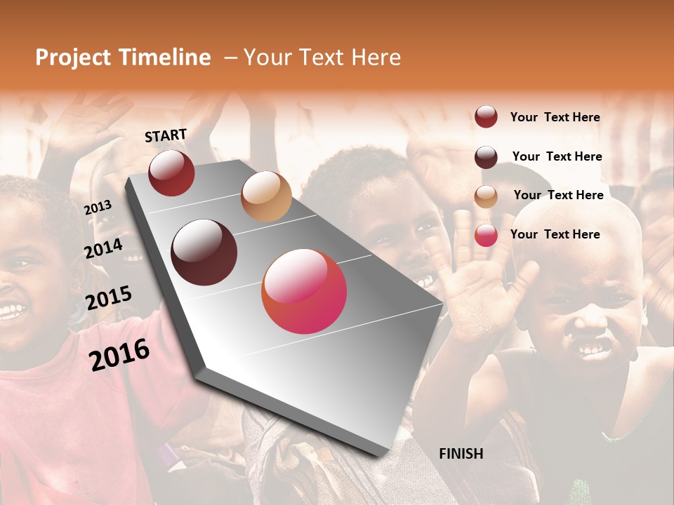 Girl Child Village PowerPoint Template