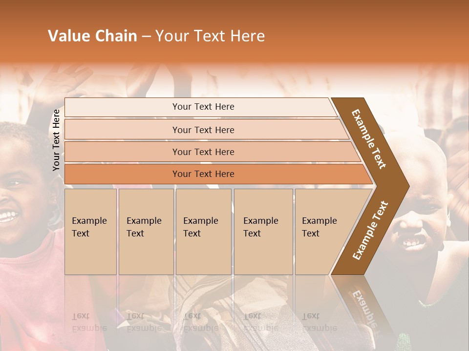 Girl Child Village PowerPoint Template