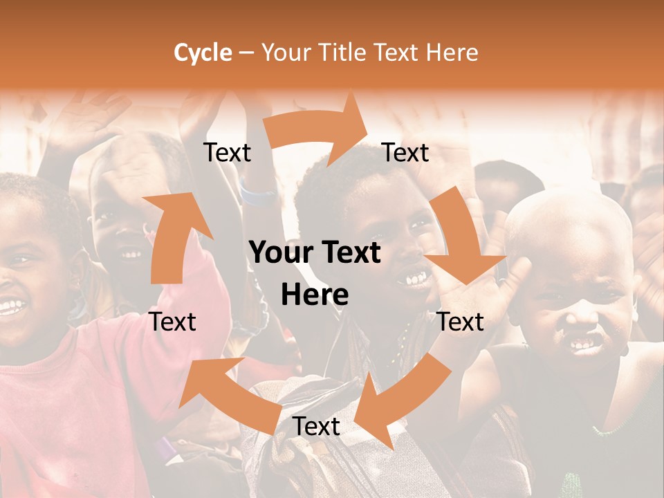 Girl Child Village PowerPoint Template