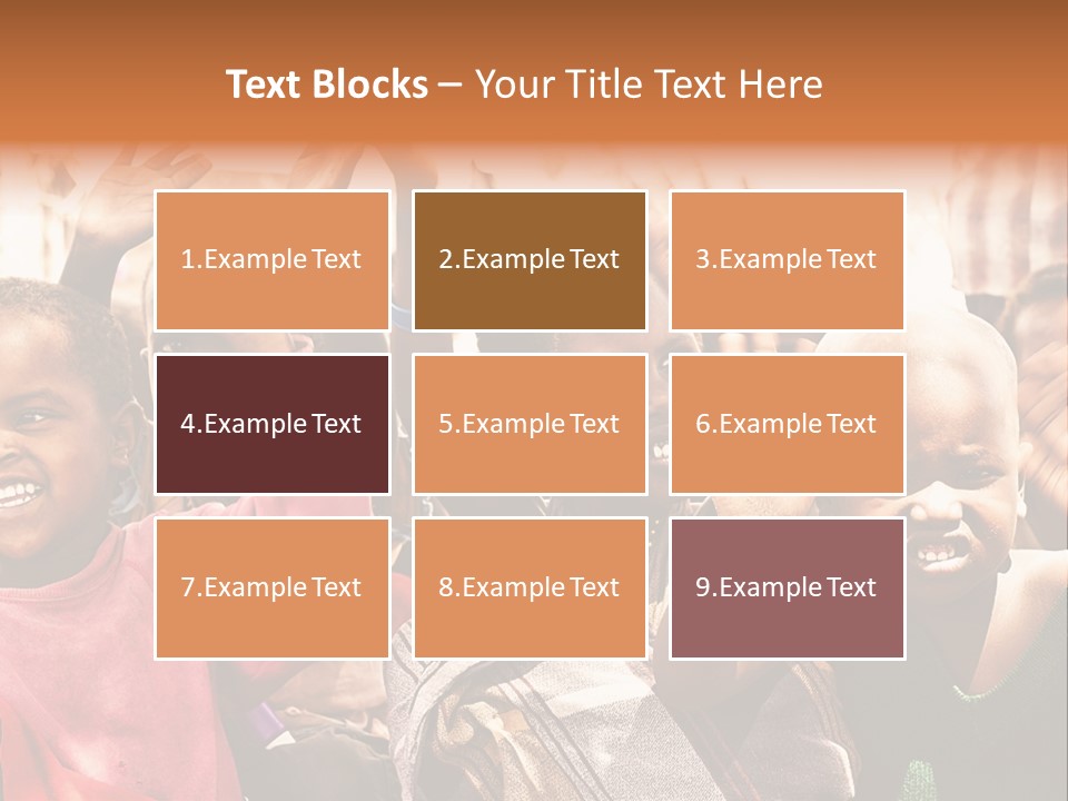 Girl Child Village PowerPoint Template