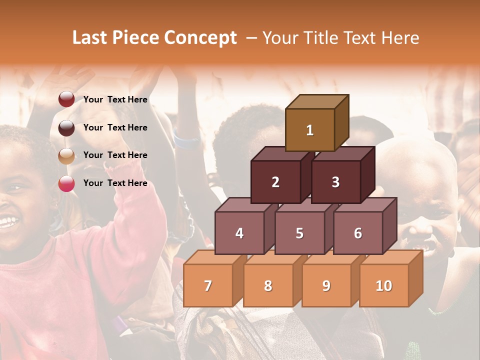 Girl Child Village PowerPoint Template