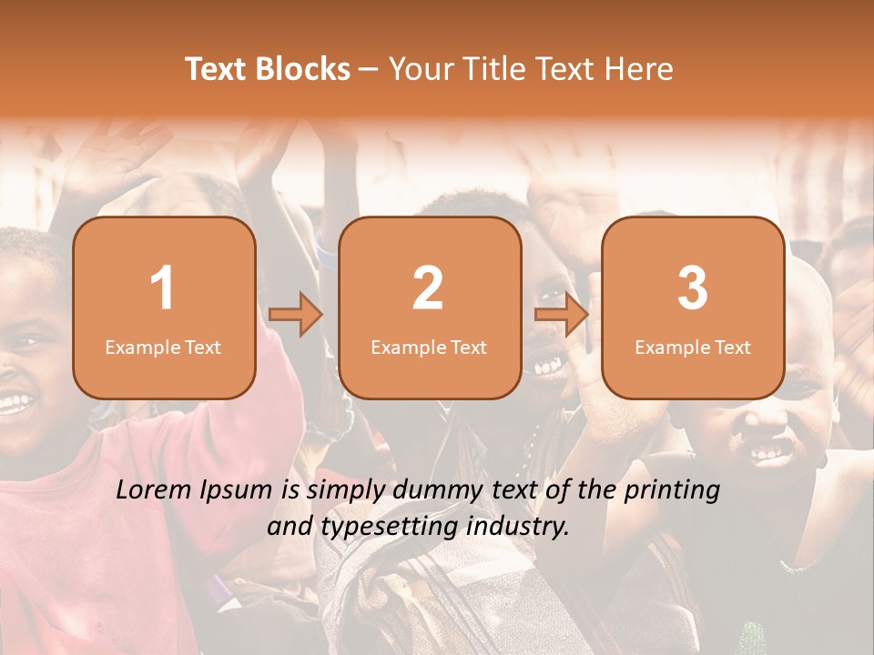 Girl Child Village PowerPoint Template