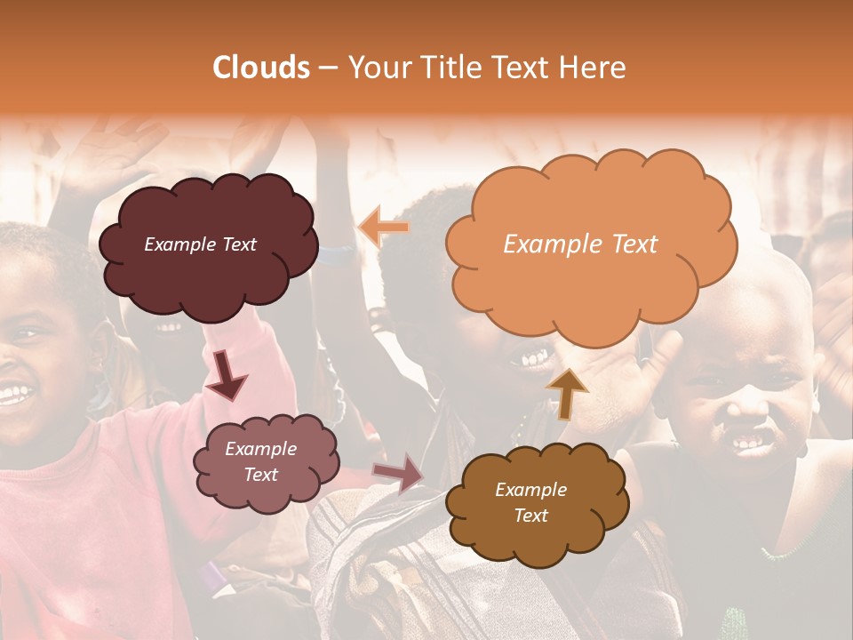 Girl Child Village PowerPoint Template