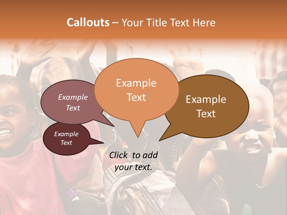 Girl Child Village PowerPoint Template