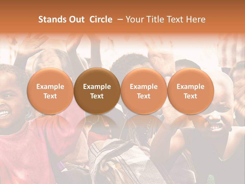 Girl Child Village PowerPoint Template