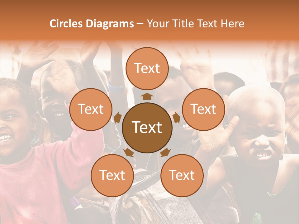 Girl Child Village PowerPoint Template