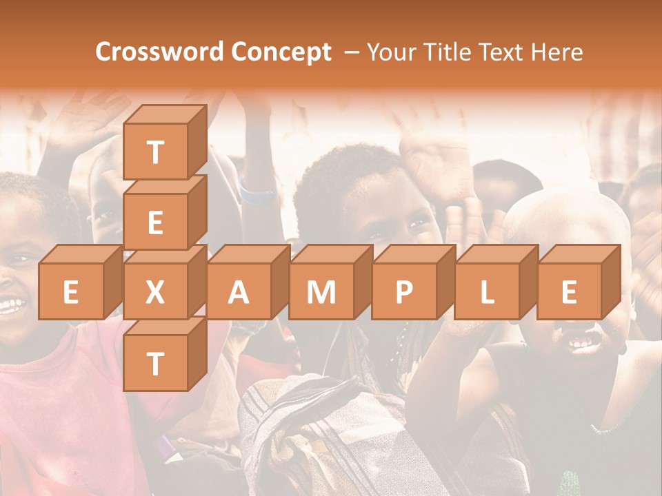 Girl Child Village PowerPoint Template