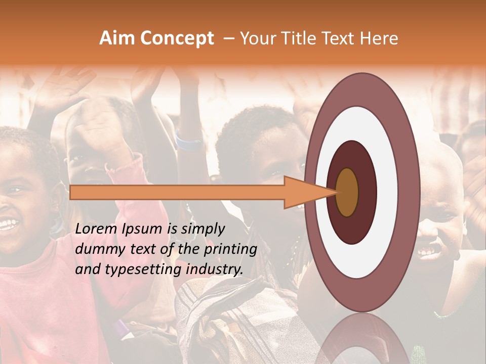 Girl Child Village PowerPoint Template