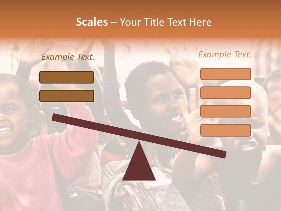 Girl Child Village PowerPoint Template