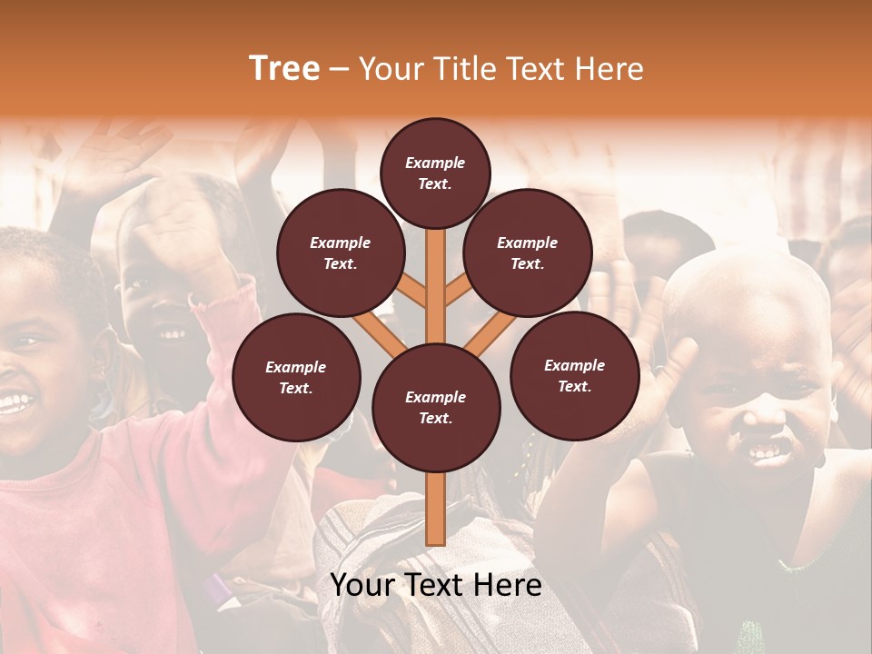 Girl Child Village PowerPoint Template