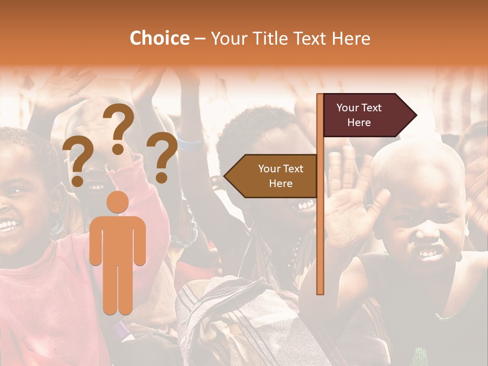 Girl Child Village PowerPoint Template