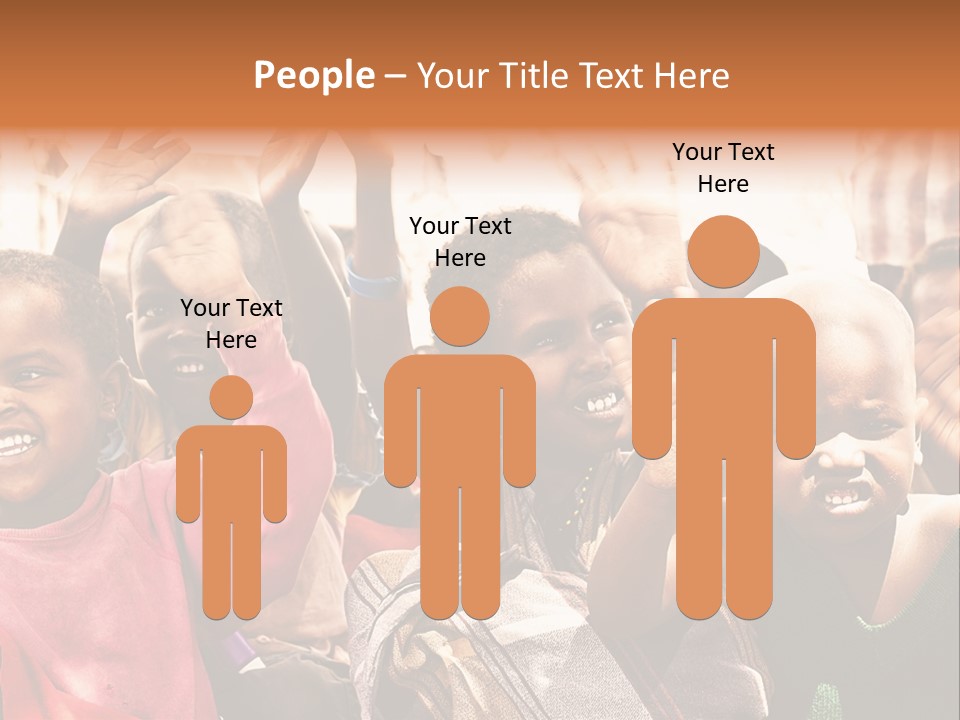 Girl Child Village PowerPoint Template