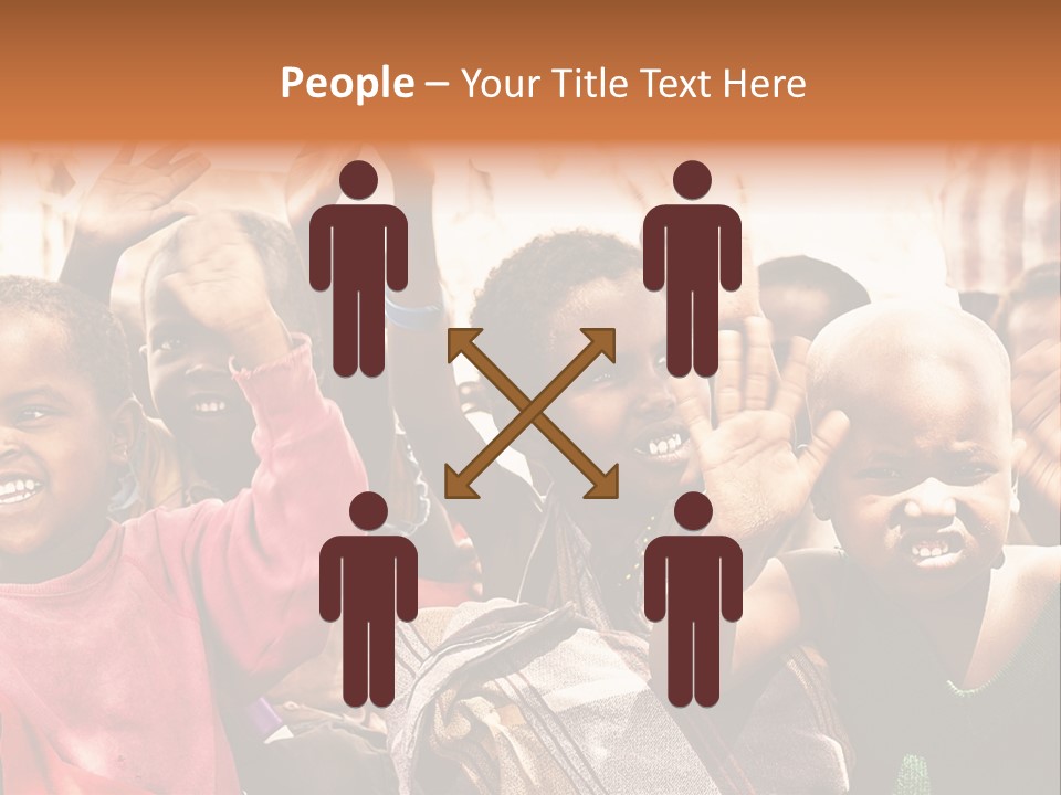 Girl Child Village PowerPoint Template